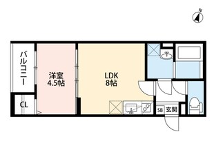 曽根駅 徒歩11分 2階の物件間取画像